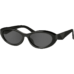 Mosanana MS52372 Oval Cat Eye Sunglasses for Women Retro Y2K Style